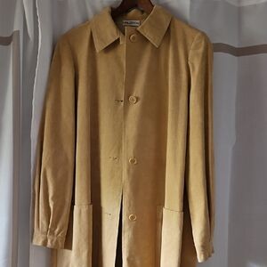 Halston Camel Trench Coat